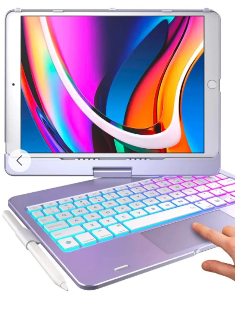 Keyboard Case for 10.2 inch iPad 9th & 8th & 7th Gen (2019), Air 3, Pro 10.5